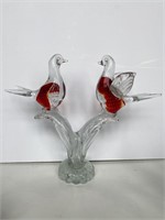 Maybe Murano Art Glass Birds on Branches