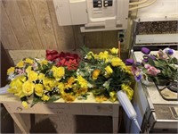 Large Lot of artificial florals