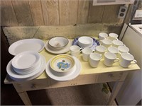 Corelle Dish Set and and Other Dishes
