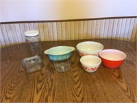 Pyrex and glass lot