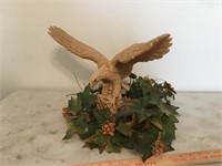 Eagle Statue and Garland