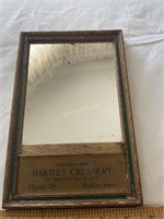 Hartley Creamery Advertising Mirror