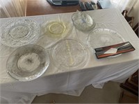 Glass Serving Platters and Plates