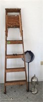 Lamp, Ladder (Keller) 5; & Net