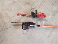 Black and Decker 18" Hedge Trimmer, Pole Saw