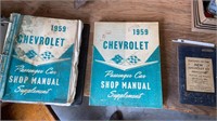 3-1959 CHEVORLET MANUALS