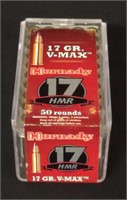 50 Hornady 17 HMR Rimfire Cartridges