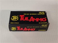 50 TulAmmo .380 Cartridges 91 gr