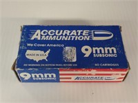 Accurate Ammunition 9mm 50 ct 147gr
