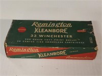 Remington Xleanbore 33 Winchester Full Box