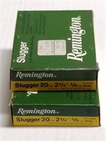 Remington 20ga Slugger 2-3/4 2  Full boxes