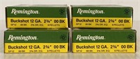 4 Remington 12ga 00 Buckshot 2 3/4