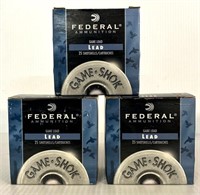3 Federal 16 ga 8 Shot Full Boxes