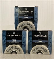3 Federal 16 ga 8 Shot Full Boxes