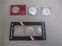 (3) Troy Ounces & (1) 1976 Silver Uncirculated