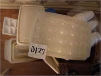 Plastic Containers, Table Cloth, Egg Carrier