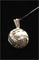 10k valley ball pendent penny weight .90