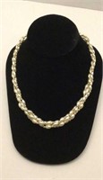 16 inch freshwater braided  Pearl necklaces