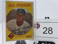 DON DRYSDALE #387 1959 TOPPS