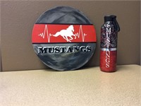 Mustang Sign and Tumbler