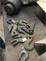Lot of chain hooks