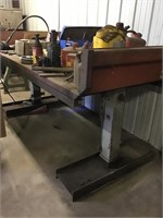 8’X4’X 37” tall steel lift table