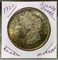 1921 US Morgan silver dollar