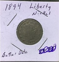 1894 liberty V Nickel