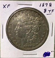 1878 US Morgan silver dollar