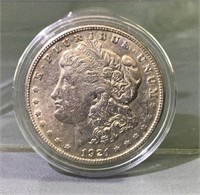 1901 S US Morgan silver dollar