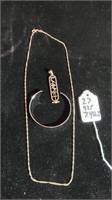 925 necklace charm and bracelet 7.4 dwt