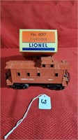 lionel 6017 caboose in box