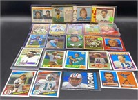 20+ Vintage Football Collector Cards