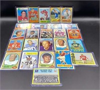(25) Vintage Football Collector Cards