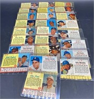 (25) Vintage Post Cereal Baseball Cards
