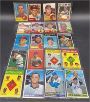 (20) Vintage Baseball Collector Cards