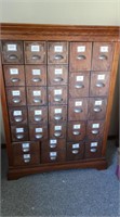 Antique Post Office Cabinet w/Cubbies(drawers have