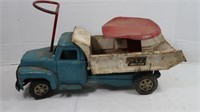 BuddyL Sit n' Ride Stone&Gravel Truck-20x7 1/2x9"
