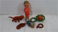 Vintage Celluloid Dolls &other Wind-up Toys