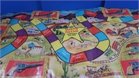 Vintage Remco Notch Roll-up Game Board