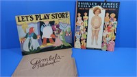 Shirley Temple Dolls&Dresses,Cut-out Book-Complete