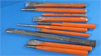 Set of 10 Punches & Chisels