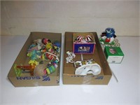2 Boxes Christmas Decorations