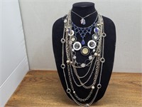 6 Various Sytled Costume Necklaces