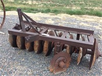 3 pt Cross Plow, 9 disc, fits Ford Tractor