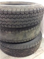 3) Duro F78-15ST Tires, ST20.5/75D15