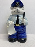 10in Sunshine Marked Police Officer Bear Cookie