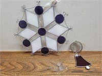 Stained Glass Ornaments-Snowflakes - Bell