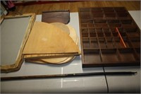 Printers tray, Vintage blind opener & more