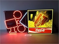 Movie Theater Coca-Cola Neon Light / Sign (No Ship
